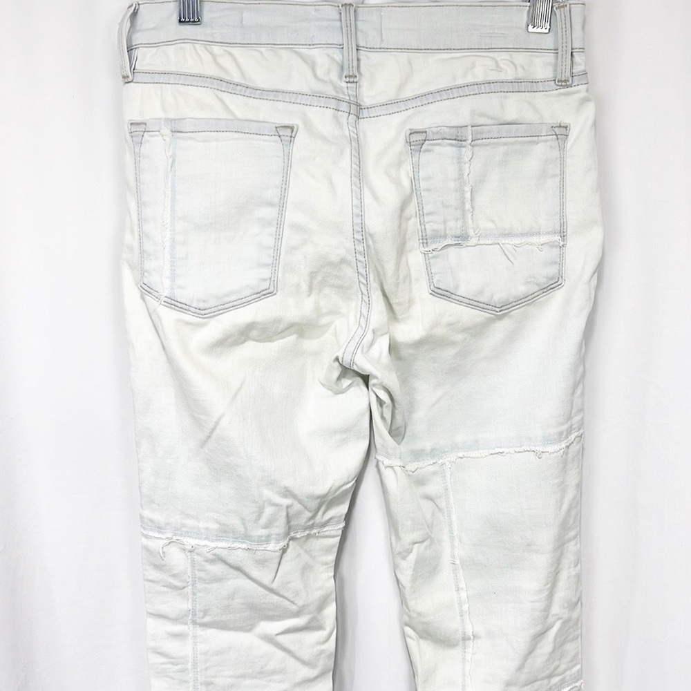 Frame Denim Patch Panel Patchwork Le Skinny De Je… - image 7